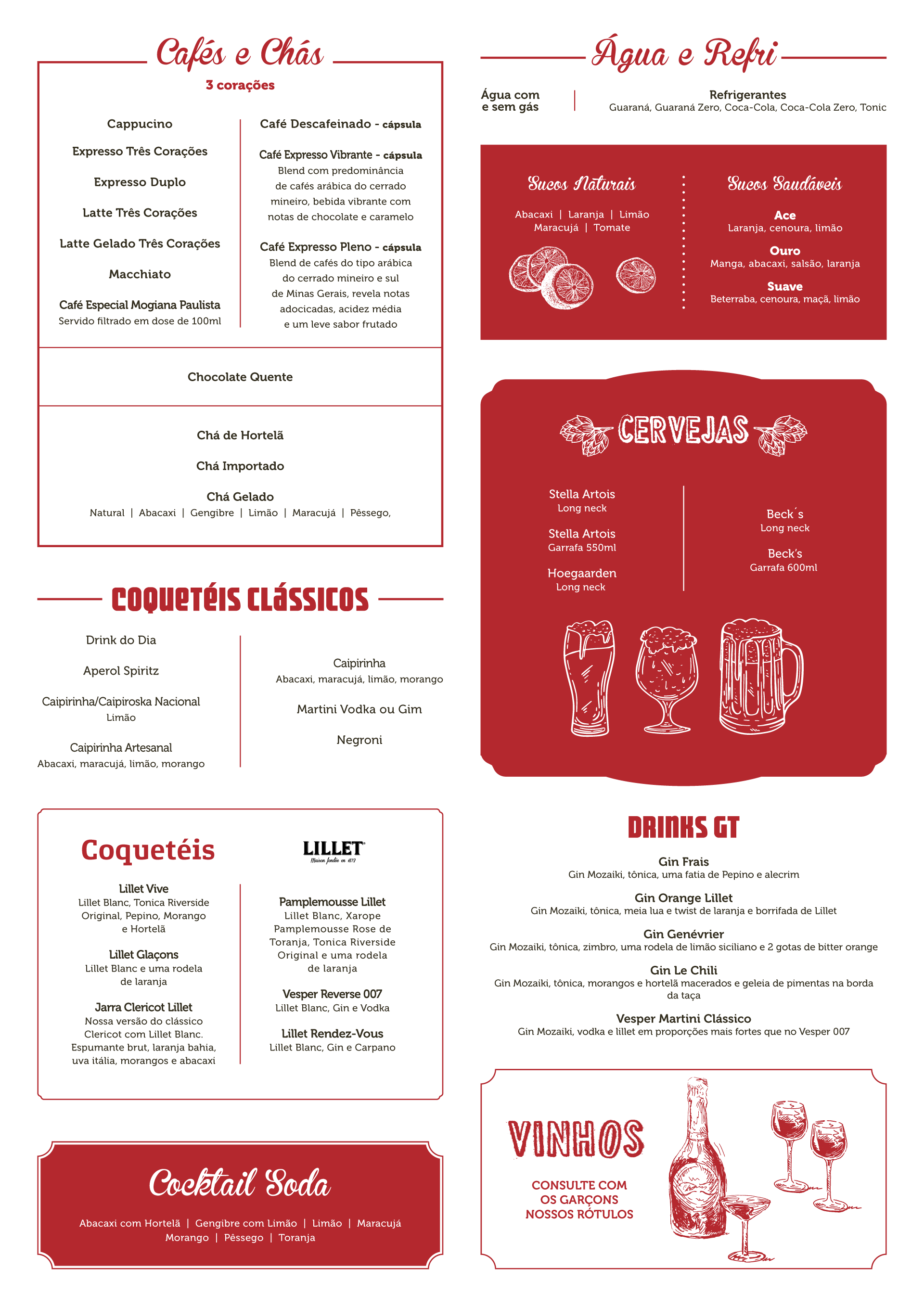 Cardápio Cardápio